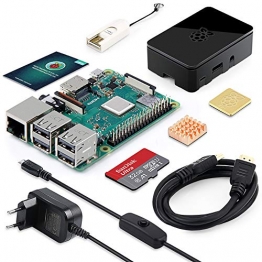 Raspberry Pi 3 Modell B Plus (B +) Ultimatives Starterkit mit 32GB Micro SD Karte,& Schaltnetzteil ✪