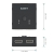 AUKEY HDMI Switch Bidirektionaler 2 in 1 Out Unterstützt 3D und 4K Oder HDMI Umschalter ✪