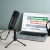 AUKEY USB Kondensator Mikrofon PC Desktop Microphone mit Ständer und Windschutz ✪