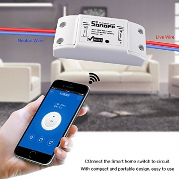 SONOFF Basic Smart Home Relais für Alexa & ioBroker (10A) ✪