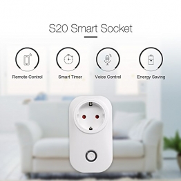 Sonoff S20 WLAN Schaltrelais für Smart Home, Alexa & ioBroker ✪