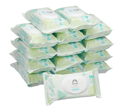 15er Packung Mama Bear Fresh Baby-Feuchttücher 840 Tücher Marke 