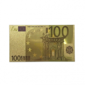 Film Euro Geldscheine - 24 Karat Gold (vergoldet) ✪