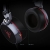 AUKEY Gaming Headset Virtuelle 7.1 Kanal Stereo RGB Hintergrundbeleuchtung Geräuschunterdrückung Gaming Kopfhörer Over-Ear Flexible Mic, Vibrations Schalter und Lautstärkeregler - Schwarz und Silber - 4