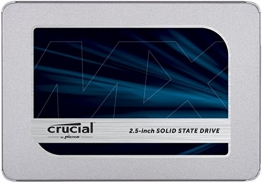 Crucial MX500 CT500MX500SSD1(Z) 500GB (3D NAND, SATA, 2,5 Zoll, Internes SSD) ✪