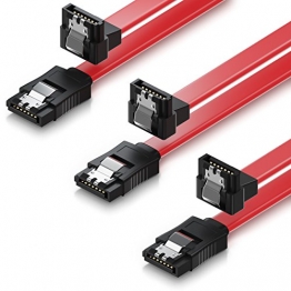 deleyCON 3X 50cm SATA III Kabel S-ATA 3 Datenkabel 6 GBit/s ✪