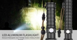 XHP 70 LED Outdoor Wasserdichte Taschenlampe mit Zoom ✪