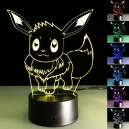Pokemon 3D LED Tischlampe – Evoli ✪