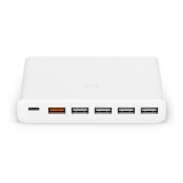 Xiaomi USB-C 60W Charger Type-C & USB-A 6 Ports Output Dual QC 3.0 Quick Charger ✪