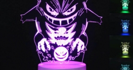 Pokemon 3D LED Tischlampe - Gengar Apollo & Nebulak ✪