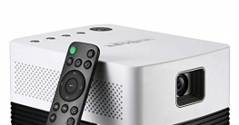 VIVIBRIGHT J20-Beamer tragbarer DLP-Full-HD-Smart-Projektor mit 18.000-mAh-Akku✪