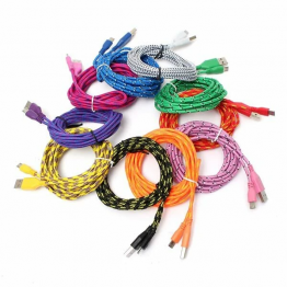 Micro USB Kabel in verschiedenen Farben 3 Meter Lang ✪