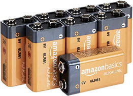 AmazonBasics Alkalibatterien, 9V, 8 Stück ✪