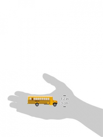 US-Schulbus (SIKU 1319) - Spielzeugauto für Kinder, Metall/Kunststoff, Gelb, Vielseitig einsetzbar ✪