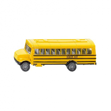 US-Schulbus (SIKU 1319) - Spielzeugauto für Kinder, Metall/Kunststoff, Gelb, Vielseitig einsetzbar ✪