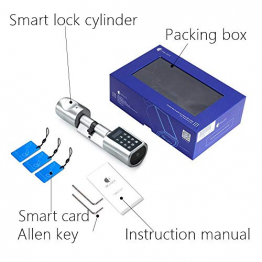WE.LOCK Passwort und Bluetooth Smart Door Lock mit RFID-Karte - elektronisches Sicherheitsschloss ✪