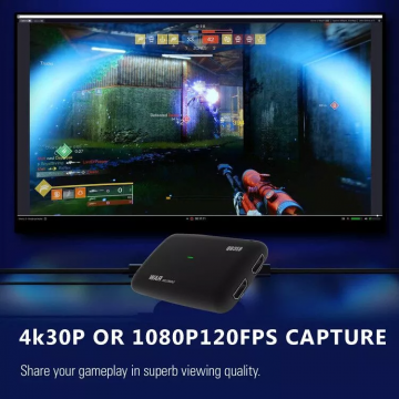 EZCAP321 GameLink RAW 4K 30FPS (2160P) / 1440P in 60FPS & 1080P in 120FPS [HDMI zu USB 3.0] ✪