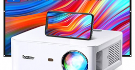 BOMAKER Cinema 500 MAX Beamer - 2.4G & 5G WiFi / Bluetooth 5.0 / Native 1080P / 4P-Trapezkorrektur ✪
