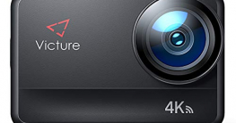 Victure AC940 Action Kamera 5M Bare Machine Wasserdicht 4K 20MP Sportkamera mit Touchscreen Vlog Kamera EIS Fernbedienung 131 Fuß Unterwasser Camcorder mit 2x1350mAh Akkus und Zubehör ✪