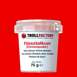 TrollFactory Fliesstalkum für Formen - Talkum Puder (Metallguss) 75g ✪