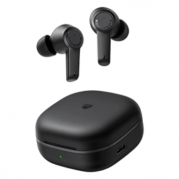 SoundPEATS T3 Active Noise Cancelling mit 4 Mic, Bluetooth 5.2 In Ear Ohrhörer, ANC-Kabellos Ohrhörer für Klare Anrufe, Transparenzmodus, Berührungssteuerung, Gesamt 16,5 Std. ✪