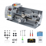 Orion Motor Tech Drehmaschine Metalldrehmaschine 8x14" 600W Mini Präzisions Metalldrehmaschine 210 x 350MM Drehmaschine Precision 2500 RPM Mini Metal Lathe Tischdrehmaschine ✪